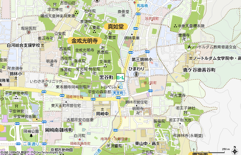 原山眼科医院付近の地図